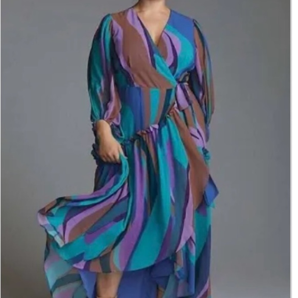 Anthropologie Hutch Geo Dress